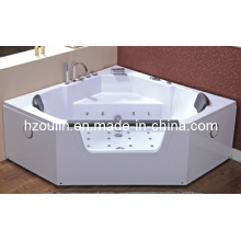 Weiße Acryl Sanitär Whirlpool Massage Badewanne (OL-643)